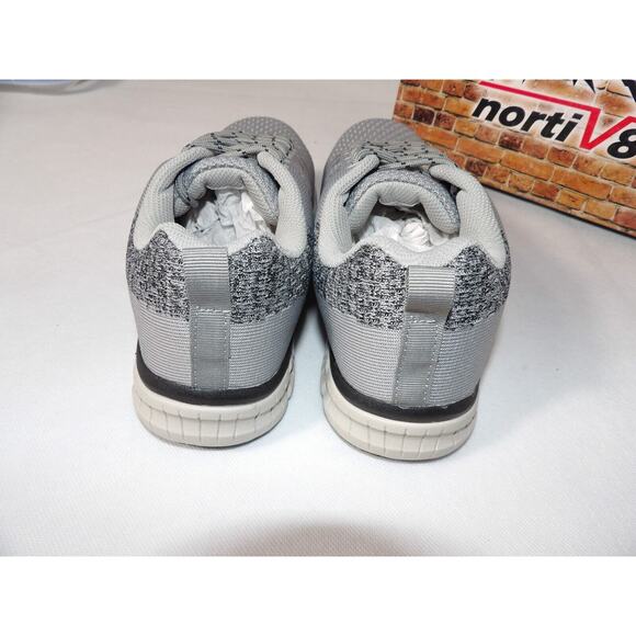 NortiV8 Mens Sz 6 Composite Toe Work Shoe SNIC21 Grey Lightweight Slip Resistant - Picture 4 of 10